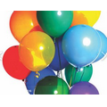 10" Helium Quality Latex Balloons, Plain Balloon with no logo printing.